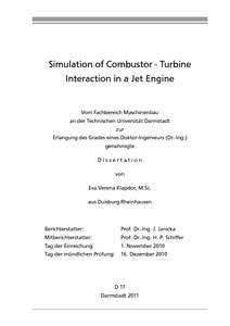 Phd thesis on a jet engine